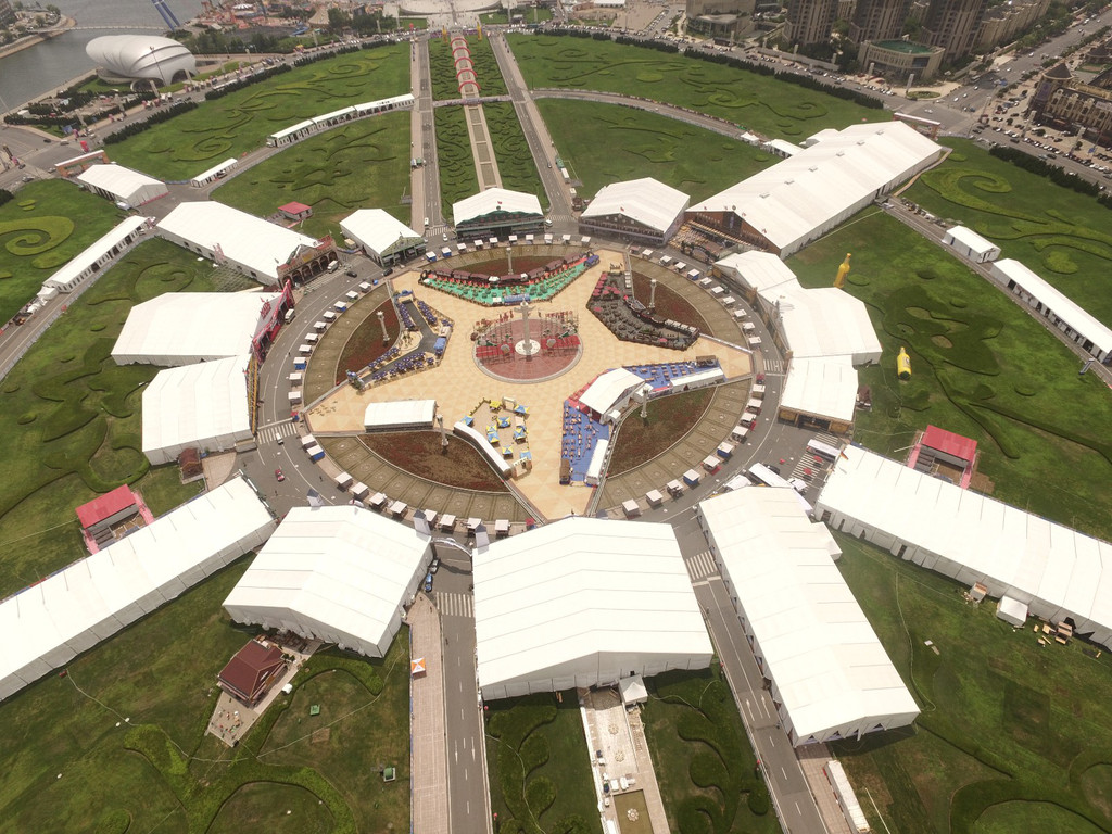 Gran carpa de Marquee exposición para la feria se destaca alto rendimiento de seguridad