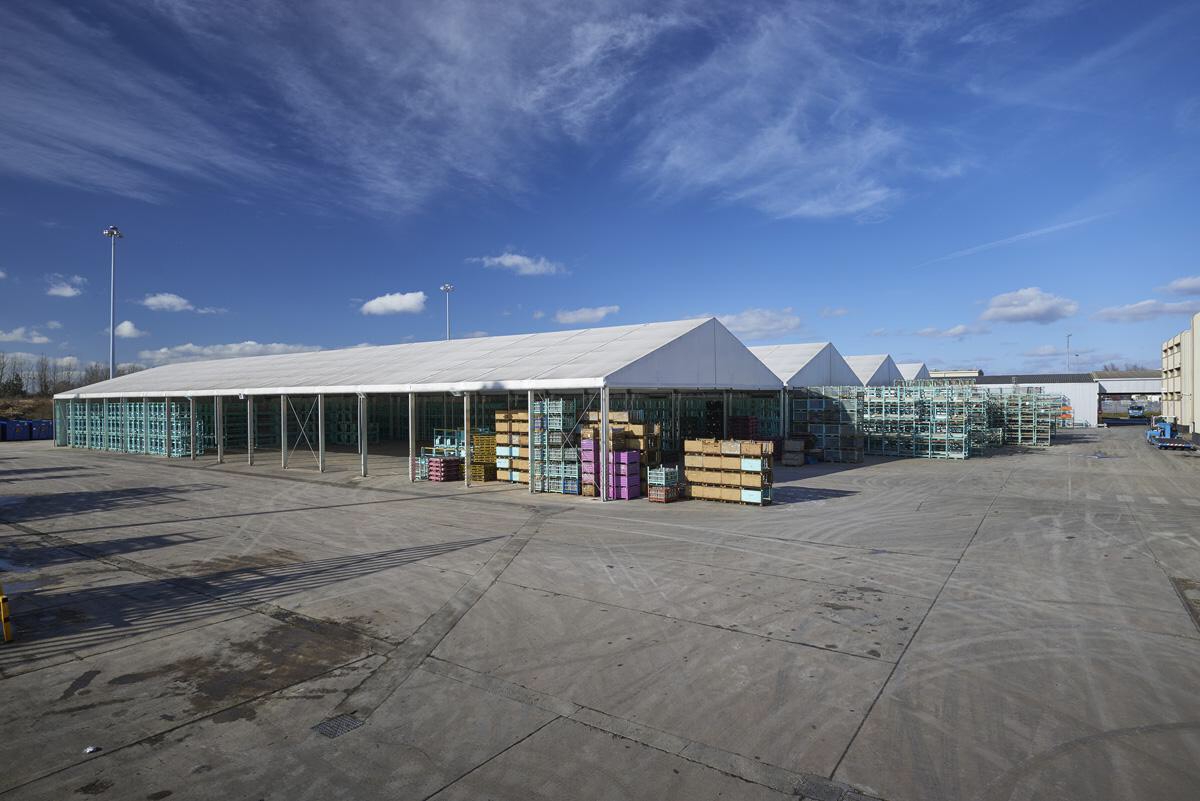 Tienda de almacén para la industria temporal de 20m x 40m